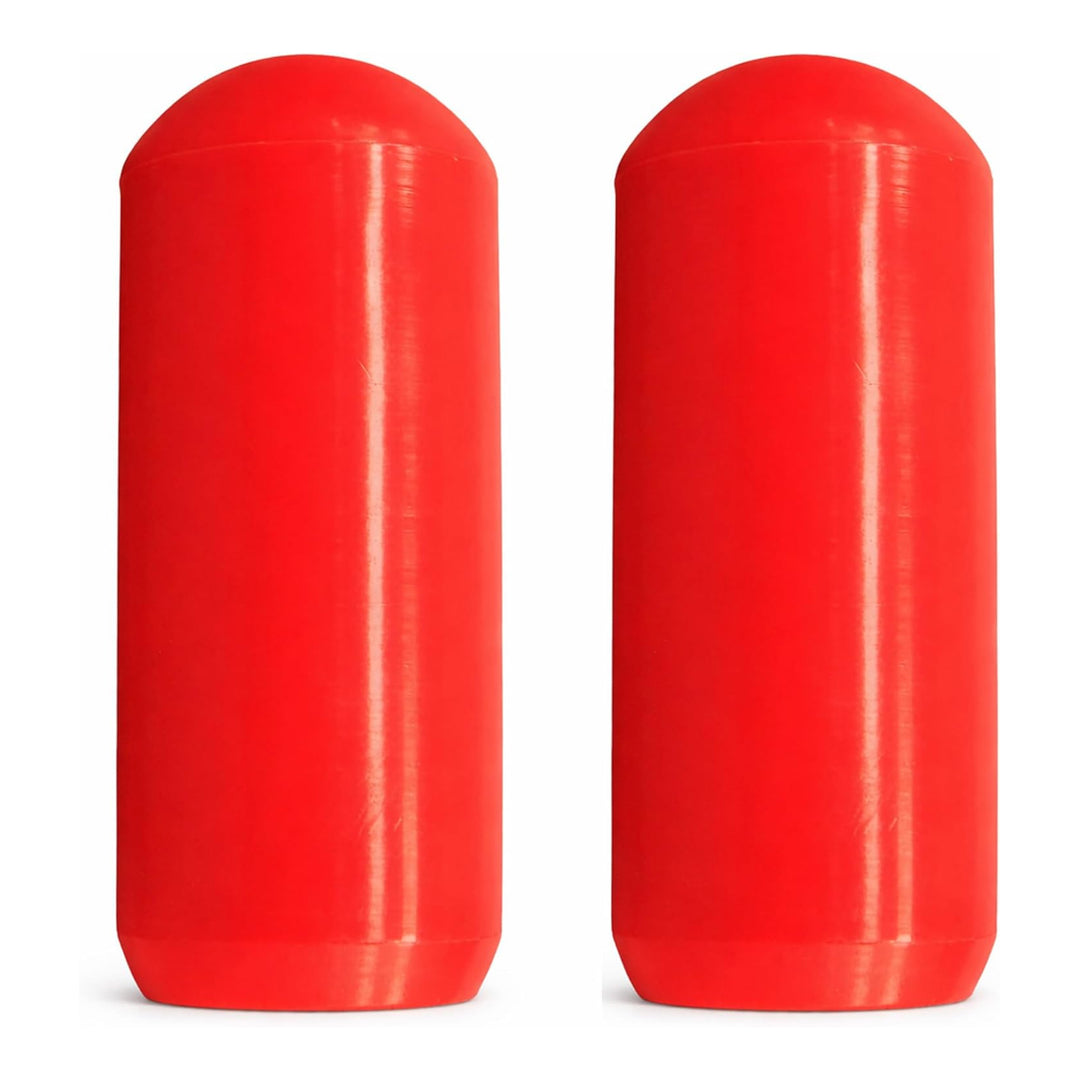 Amber Fight Gear Track and Field Training Throws Rubber Javelin Replacement Tip Red Medium, Set of 2