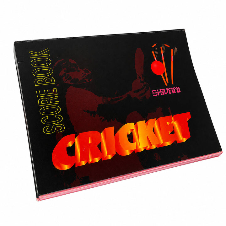 Amber Fight Gear Cricket Scorebook Logging 100 Innings for Comprehensive Game Records and Seasonal Progress Tracking