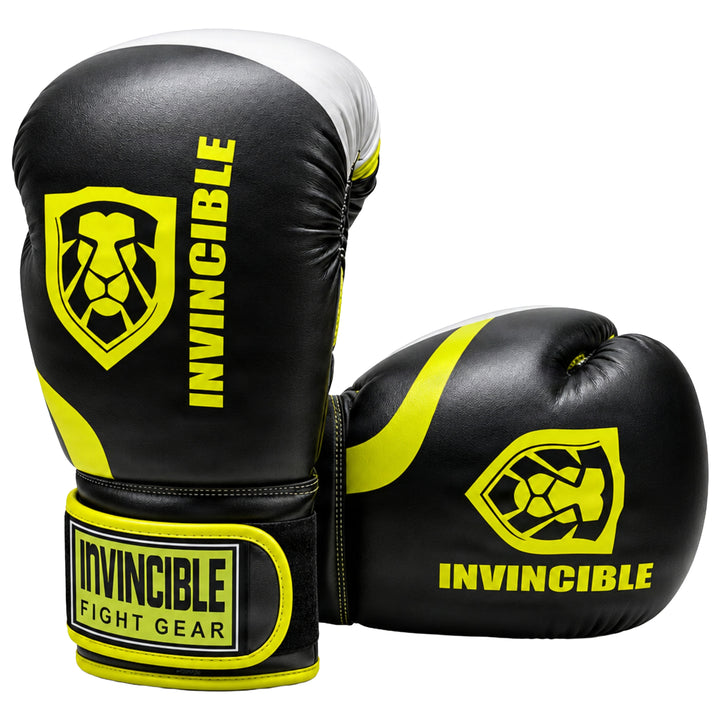 Invincible Fight Gear Standard Toughtek Hook &amp; Loop Training Boxing Gloves
