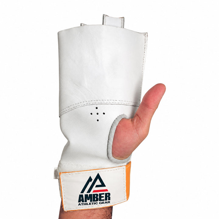 Amber Fight Gear Leather Right Hand Hammer Throw Glove - The Ideal Glove for Hammer Throwers, Experience Comfort and Control