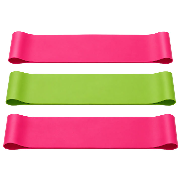 Natural Latex Exercise Resistance Bands Set of 3