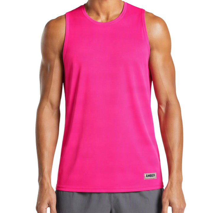 Amber Fight Gear Premium Satin Boxing Jersey Tank Top, Multiple Colors &amp; Sizes