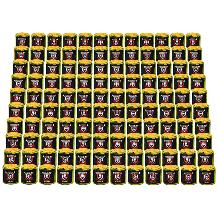 Amber Fight Gear Thick Printed Semi Elastic 180 Inch Boxing Hand Wraps