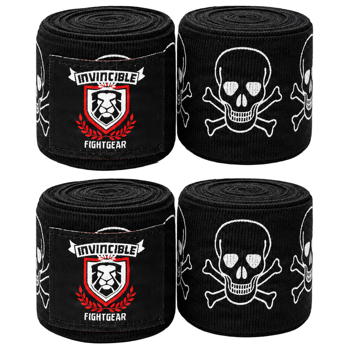 Amber Fight Gear Thick Printed Semi Elastic 180 Inch Boxing Hand Wraps