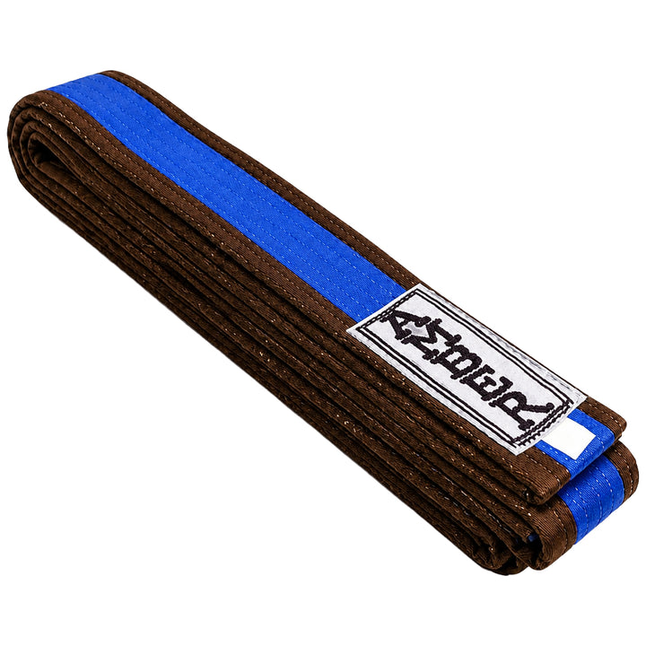 Amber Fight Gear Premium Karate Belt, 100 percent Cotton Canvas Martial Arts Belt for Karate