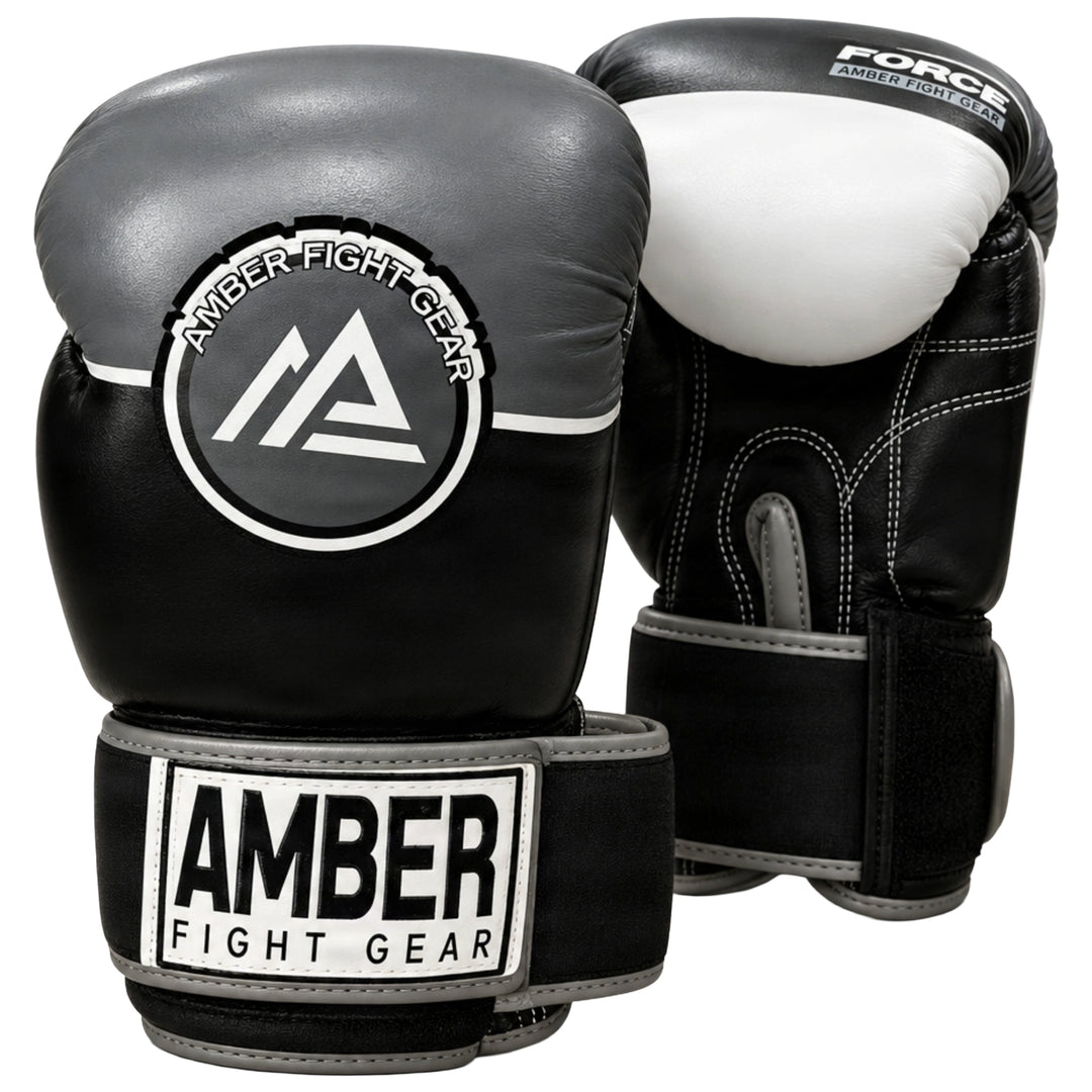 Amber Fight Gear Force Boxing Gloves with Multi-Layer Foam &amp; Wrist Support