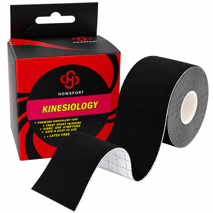 Ultimate Performance Kinesiology Tape: Support, Stabilize, and Recover Best for Athletes and Rehabilitation, 2" x 16ft Black