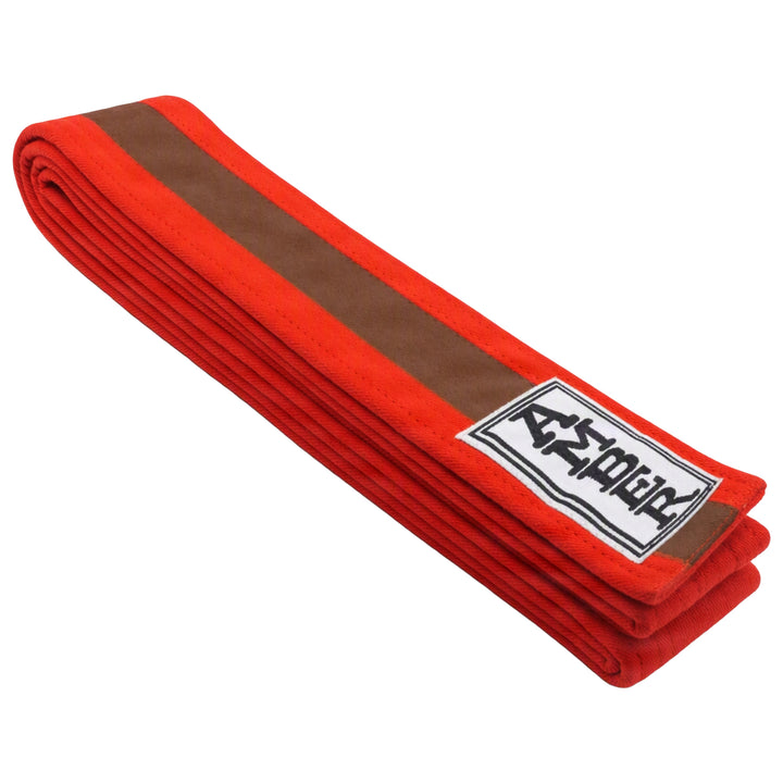 Amber Fight Gear Premium Karate Belt, 100 percent Cotton Canvas Martial Arts Belt for Karate