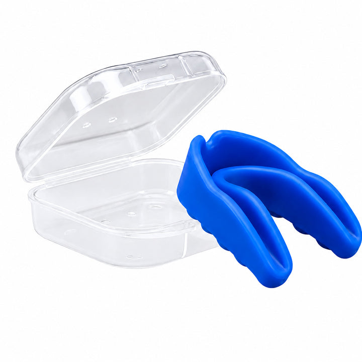 Amber Fight Gear Adult Boil and Wear Mouthguard with Ventilated Case