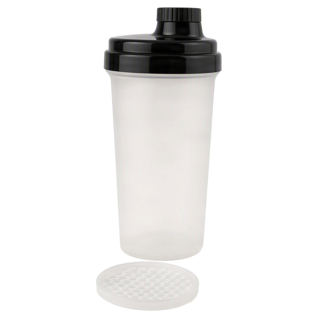 Amber Fight Gear The Ultimate Shaker With Cap No. 4, Smooth Supplement Mixing, Convenient Storage, Efficient Lump-Breaking Net, and Durable Design, Black