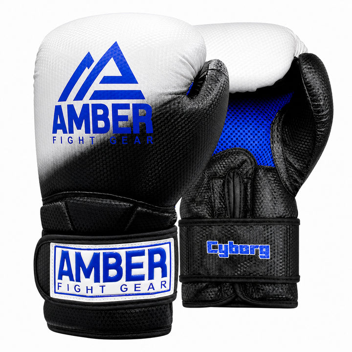 Cyborg 101 Training Gloves for Boxing, Kickboxing, Muay Thai, Durable Sparring Gloves with Foam Padding &amp; Mesh Ventilation, Secure Hook &amp; Loop Closure, Shock-Absorbing Punching Mitts