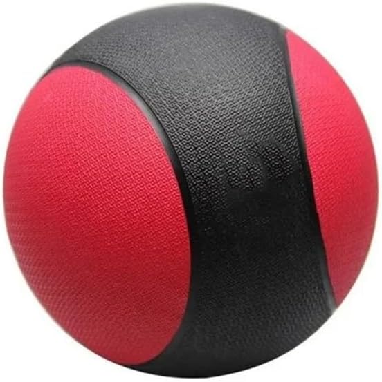 Amber Fight Gear Rubber Medicine Ball with Textured Grip, 2–15 lb