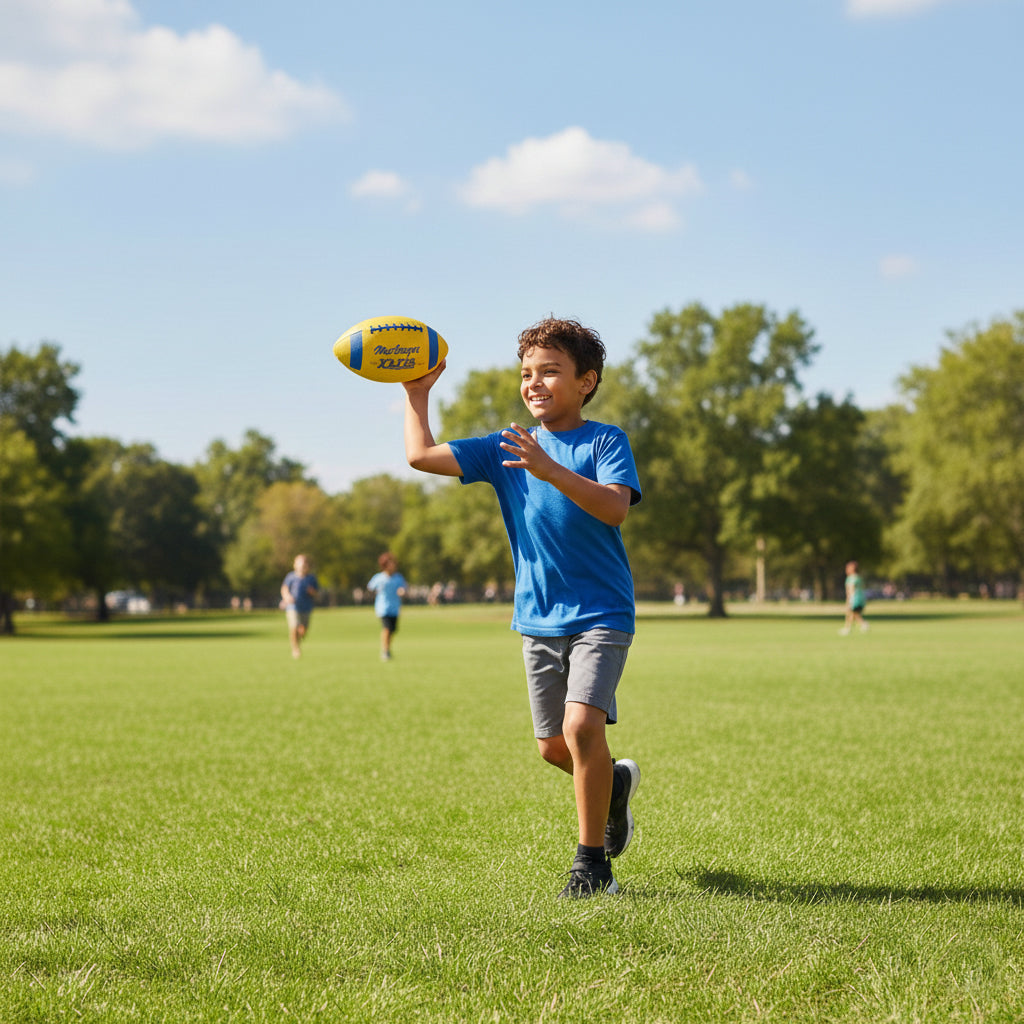 MacGregor Junior Size Rubber Football - Youth &amp; Recreation