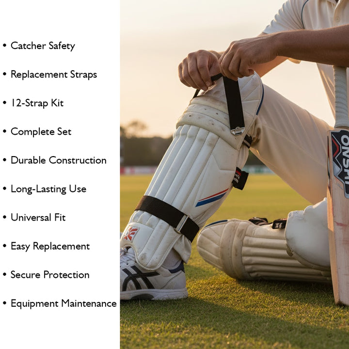 MacGregor Leg Guard Replacement Straps - Catcher&