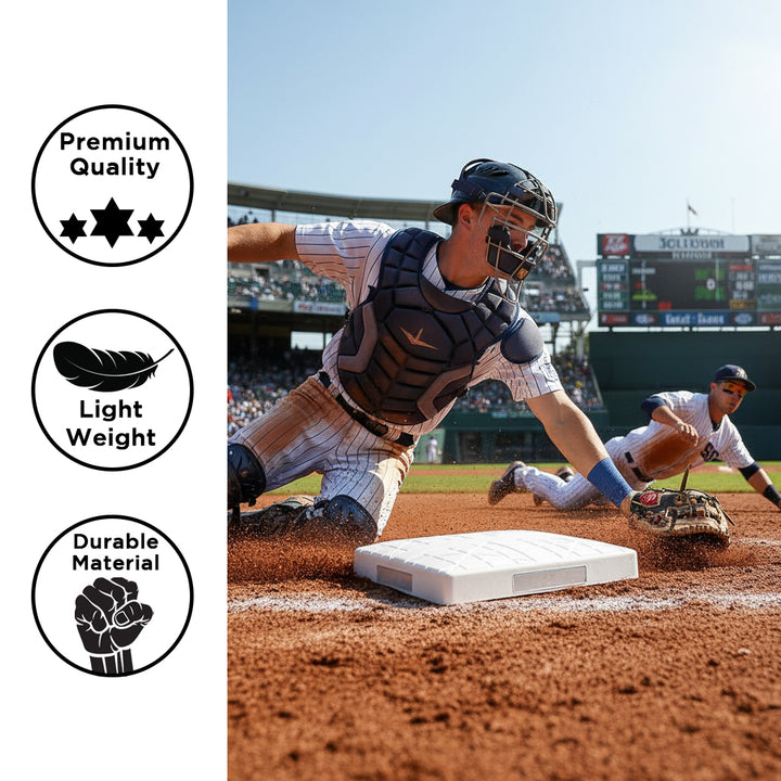 MacGregor Major League Baseball Base Set - 3 Bases with Anchors