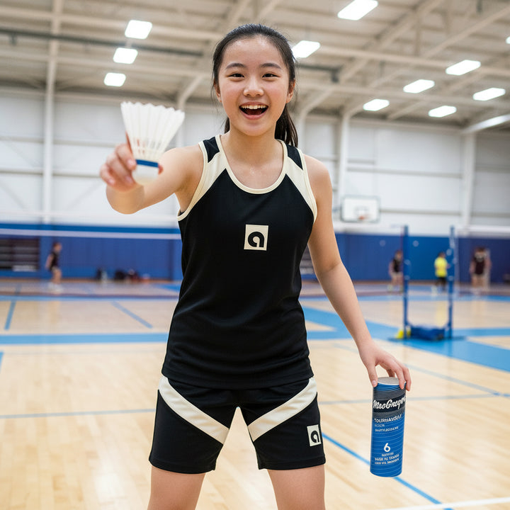 MacGregor Nylon Badminton Shuttlecocks - 6 per Tube