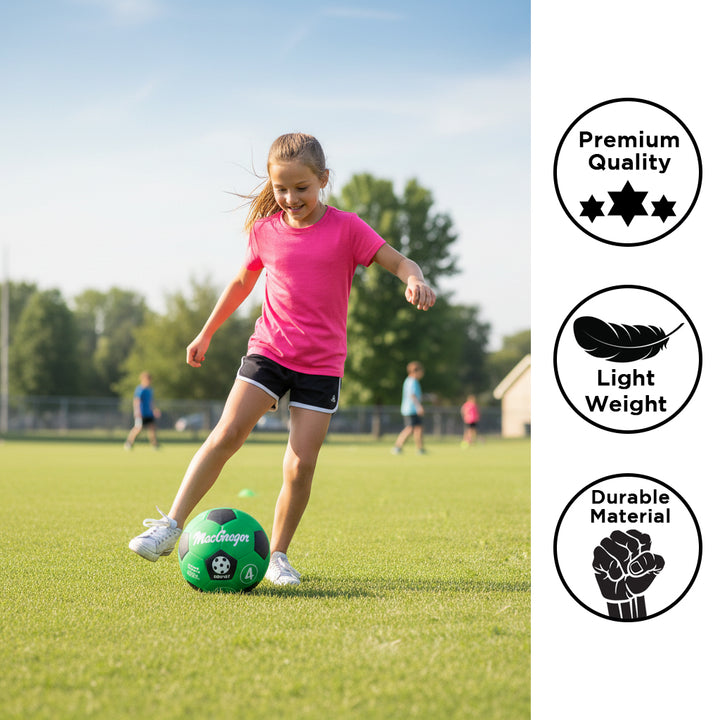 MacGregor Rubber Soccer Ball - Size 4 - Youth &amp; Recreation