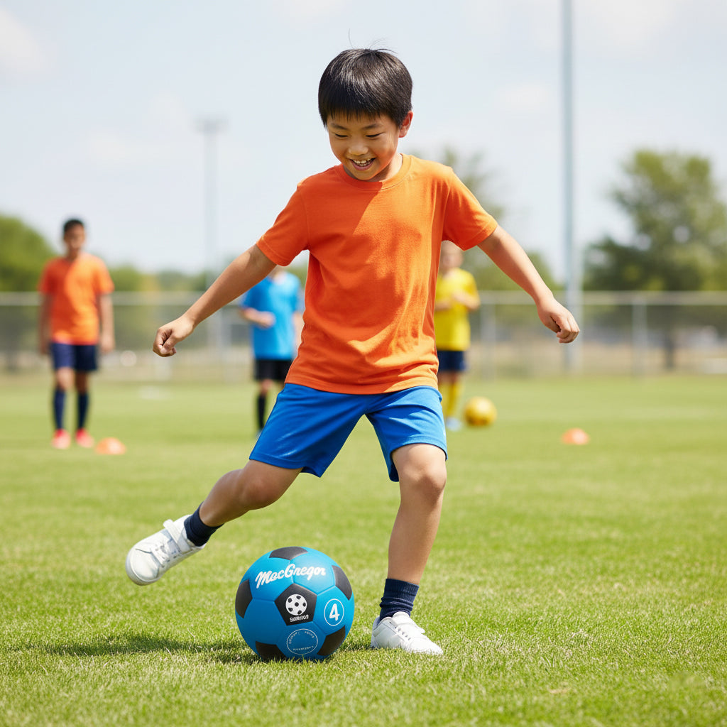 MacGregor Rubber Soccer Ball - Size 4 - Youth &amp; Recreation