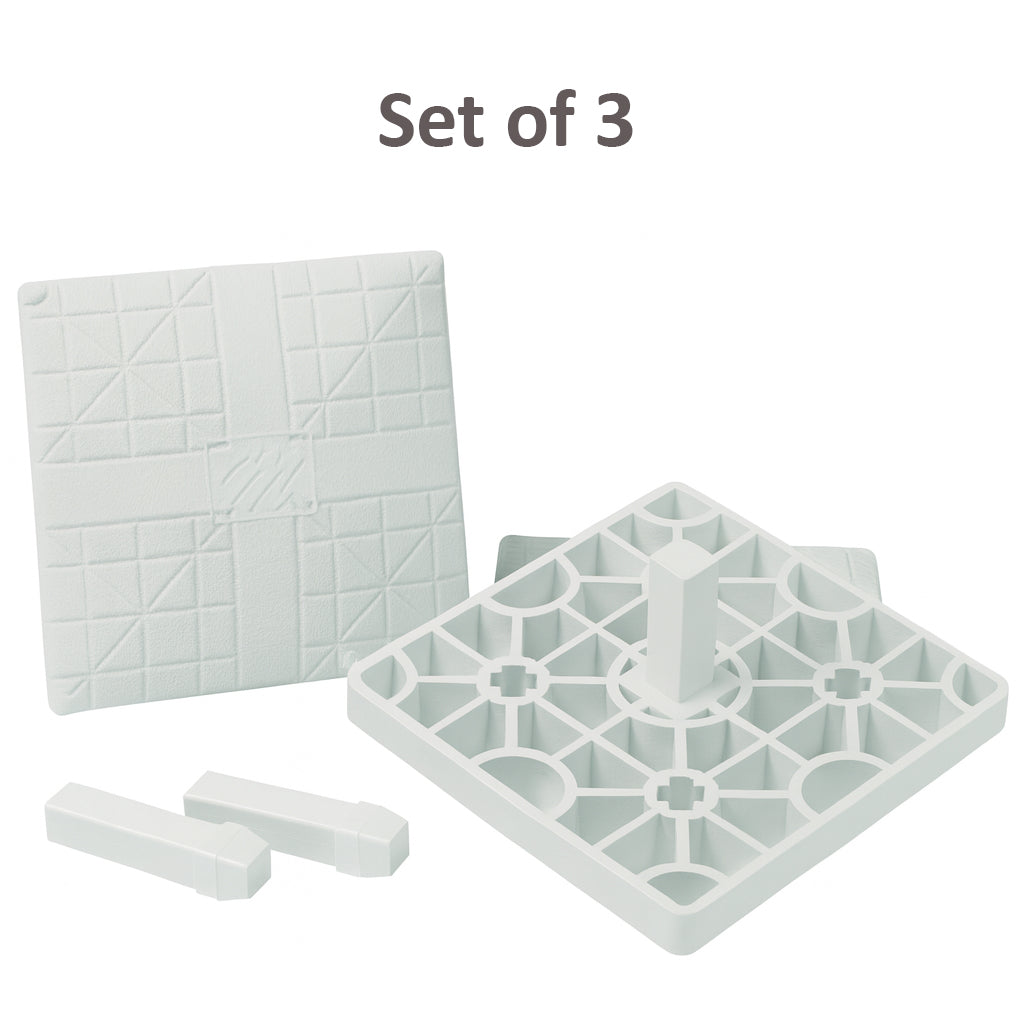 MacGregor Shock Absorbing Baseball Base Set - Set of 3