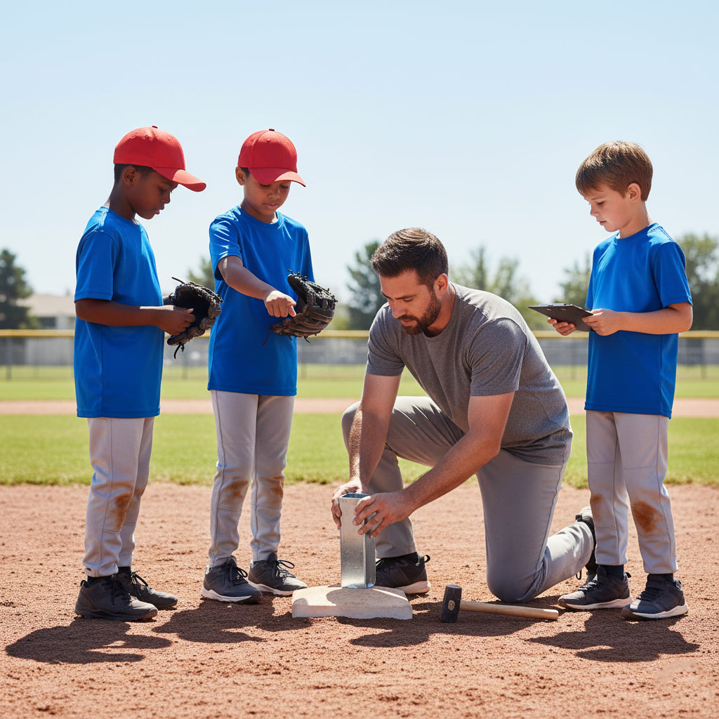 MacGregor Steel Ground Anchors for Baseball Bases (Set of 3)