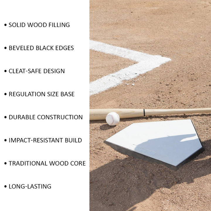 MacGregor Wood-Filled Home Plate - Regulation Size
