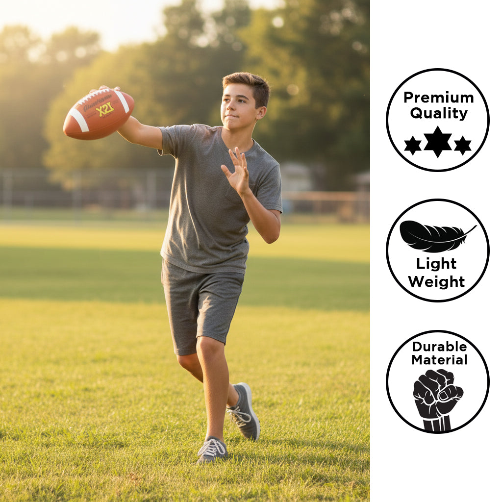 MacGregor X2Y Youth Rubber Football - All-Weather