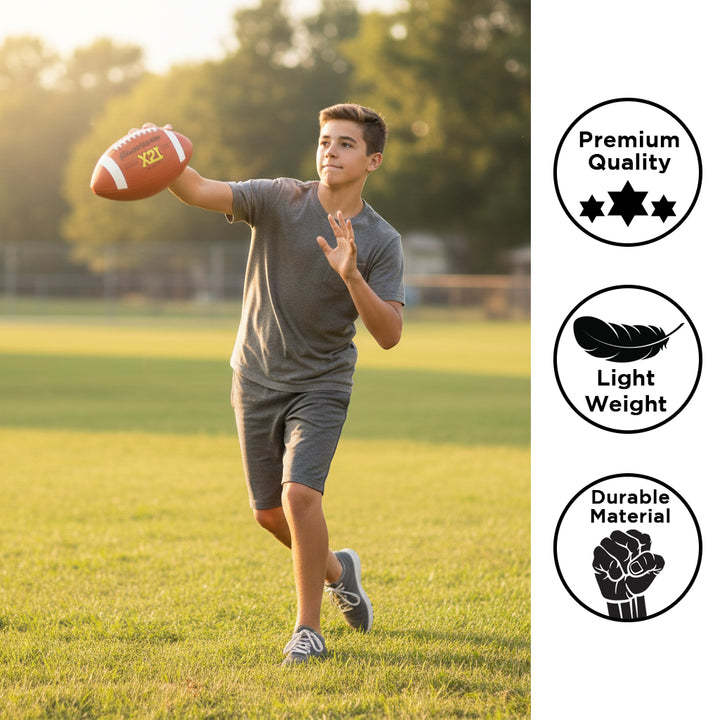 MacGregor X2Y Youth Rubber Football - All-Weather
