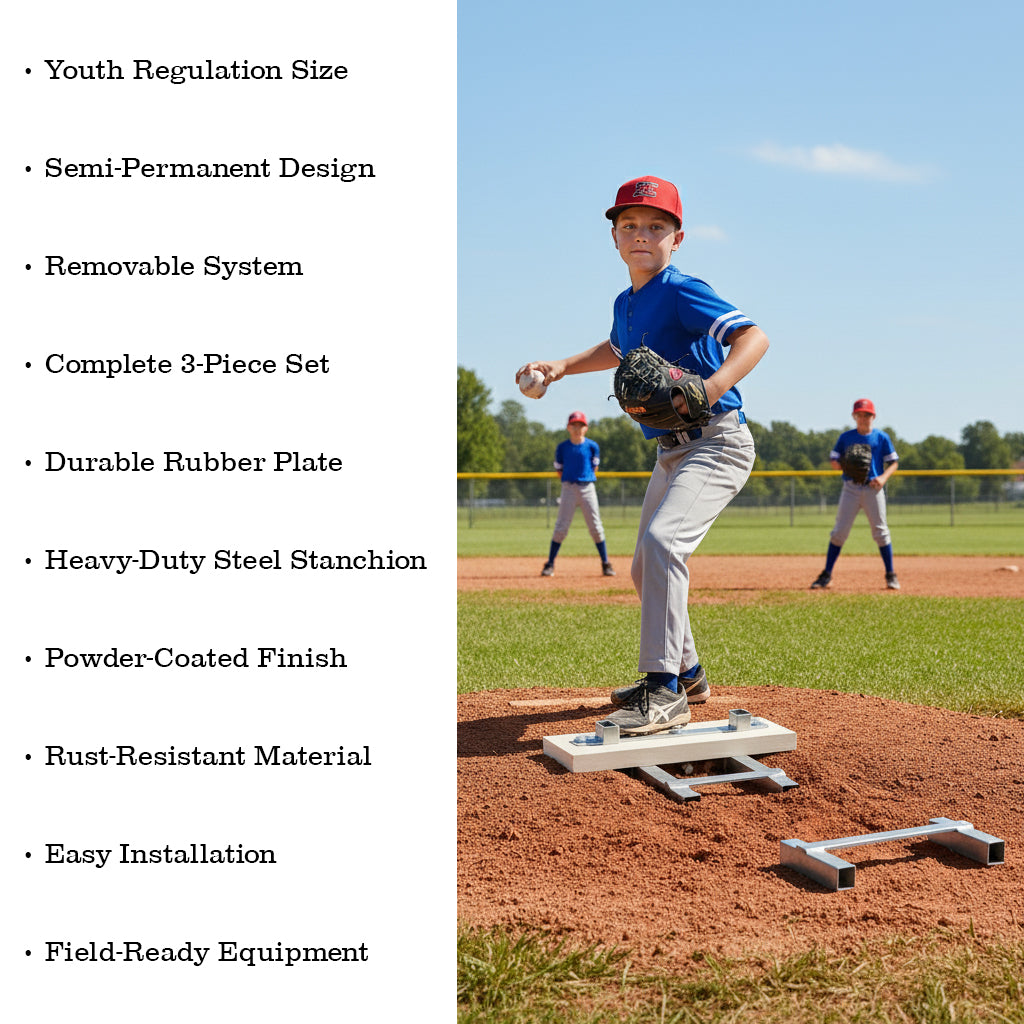 MacGregor Youth Pitchers Plate and Anchor System - Semi-Permanent