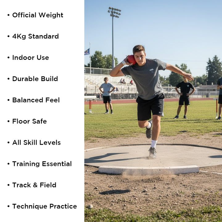 Nelco Indoor Shot Put - 4Kg, For Track &amp; Field