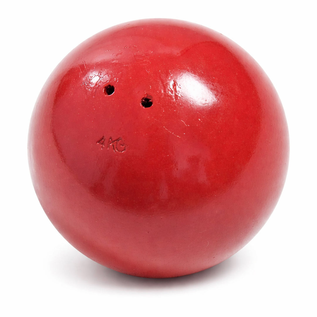 PORT A PIT Elite Steel Shot Put - 4kg, 104mm, Red