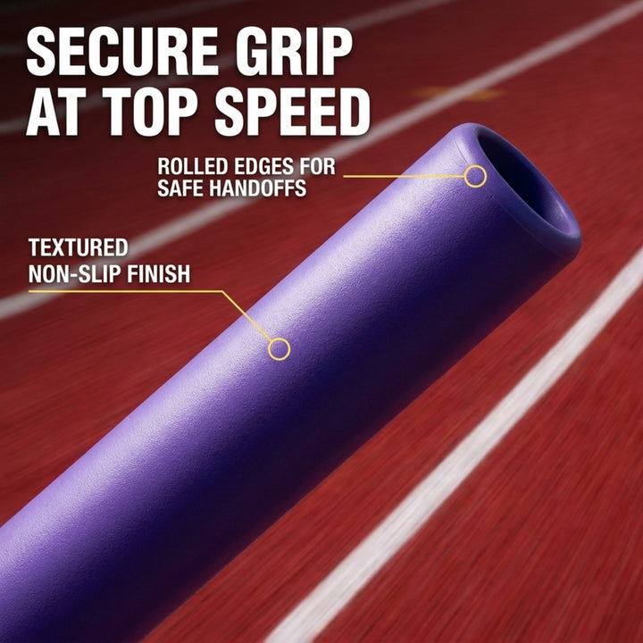 Amber Fight Gear Adult Relay Baton, Lightweight Plastic Track &amp; Field Baton