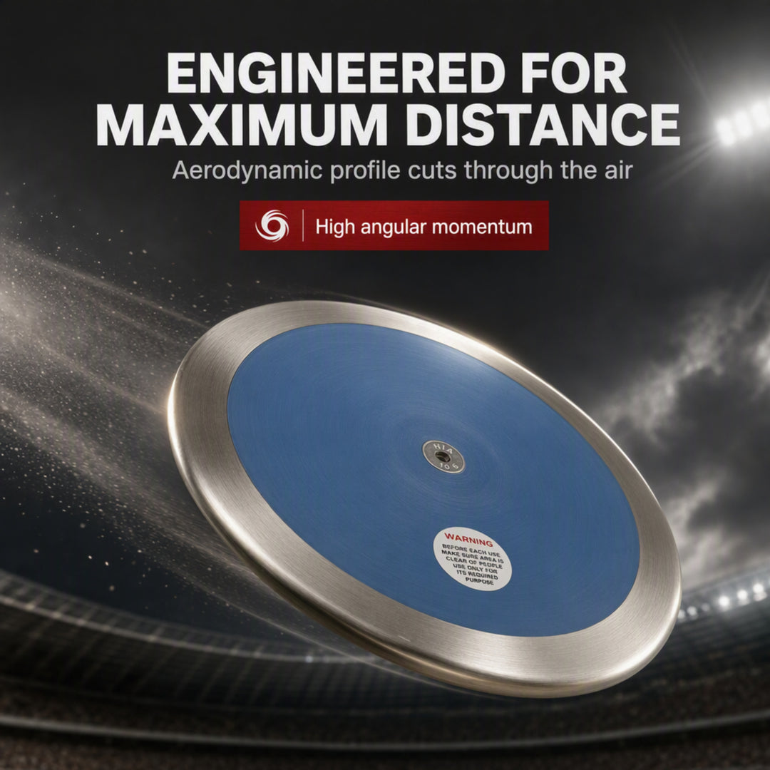 Amber Athletic Gear Top Fly Discus Track &amp; Field Training Discus Throwing Discus 78 ? 85% Rim Weight IAAF Certified