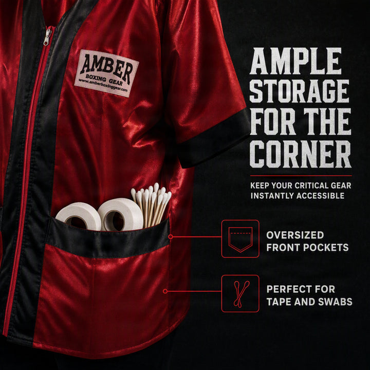 Satin Boxing Cornerman&