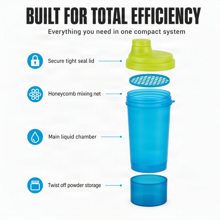 Amber Athletic Gear Super Shaker Glass Small with Storage Cap