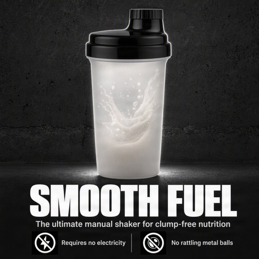 Amber Fight Gear The Ultimate Shaker With Cap No. 4, Smooth Supplement Mixing, Convenient Storage, Efficient Lump-Breaking Net, and Durable Design, Black