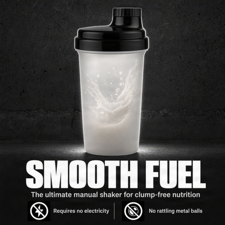 Amber Fight Gear The Ultimate Shaker With Cap No. 4, Smooth Supplement Mixing, Convenient Storage, Efficient Lump-Breaking Net, and Durable Design, Black