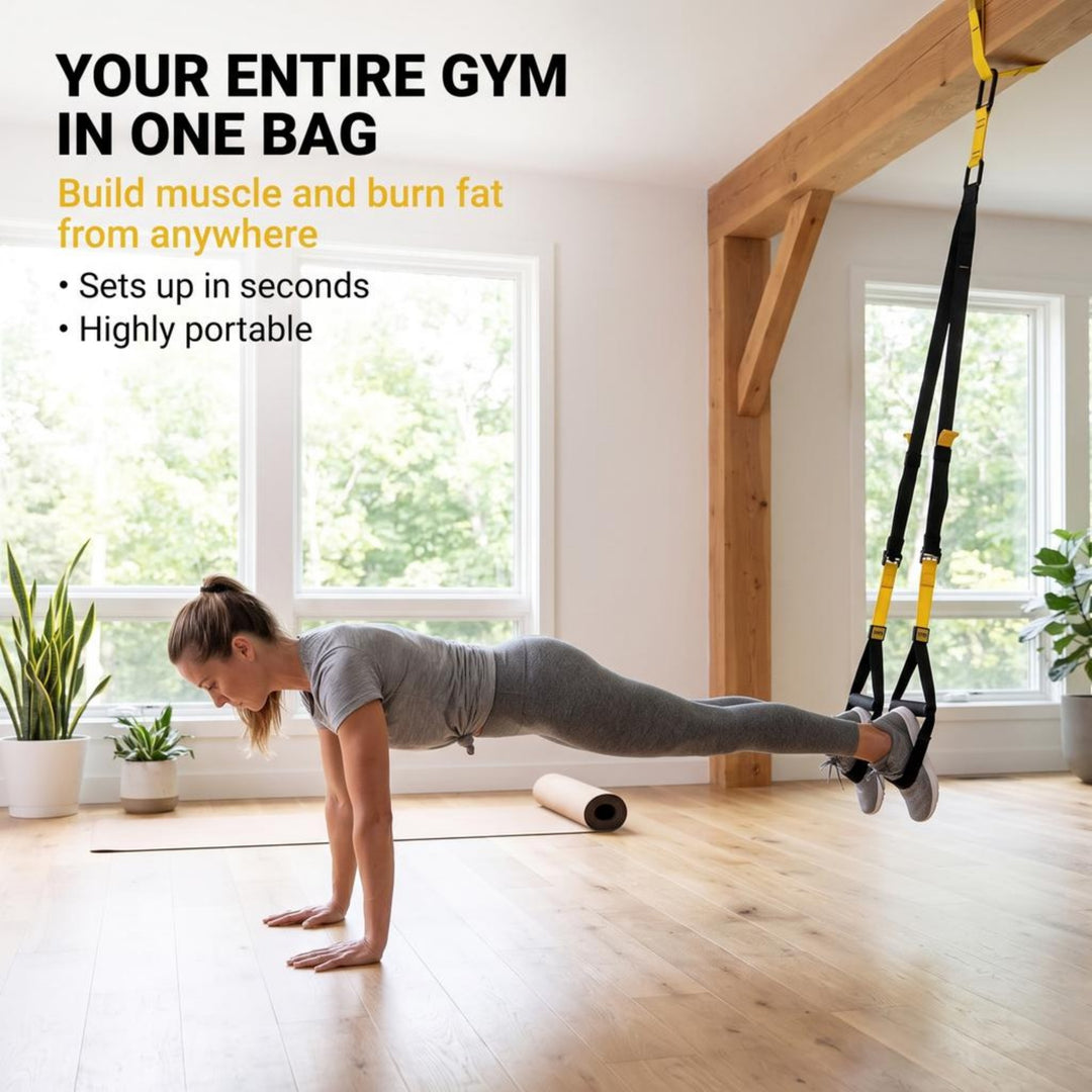 Ultimate Bodyweight Resistance Training Kit - Build Muscle, Burn Fat, Enhance Flexibility