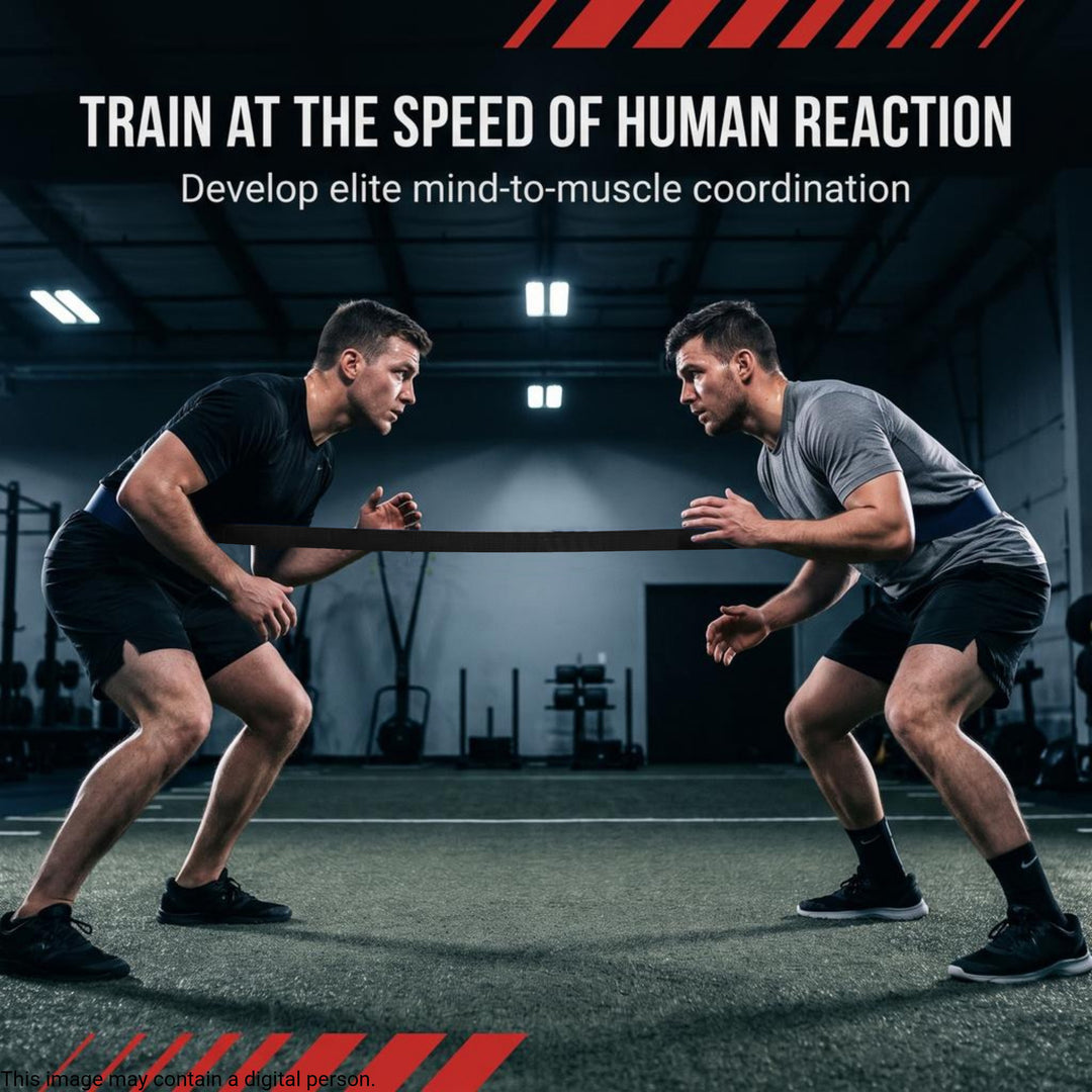 Reaction Belt for 2 ? Speed &amp; Agility Training Harness, Multi-Sport Resistance Trainer for Soccer, Football, Baseball, Hockey &amp; Track Athletes