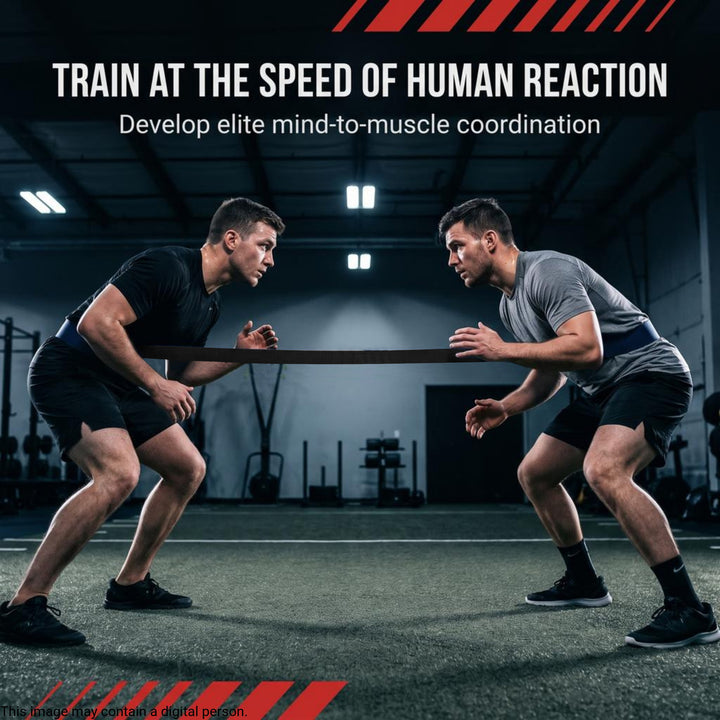Reaction Belt for 2 ? Speed &amp; Agility Training Harness, Multi-Sport Resistance Trainer for Soccer, Football, Baseball, Hockey &amp; Track Athletes