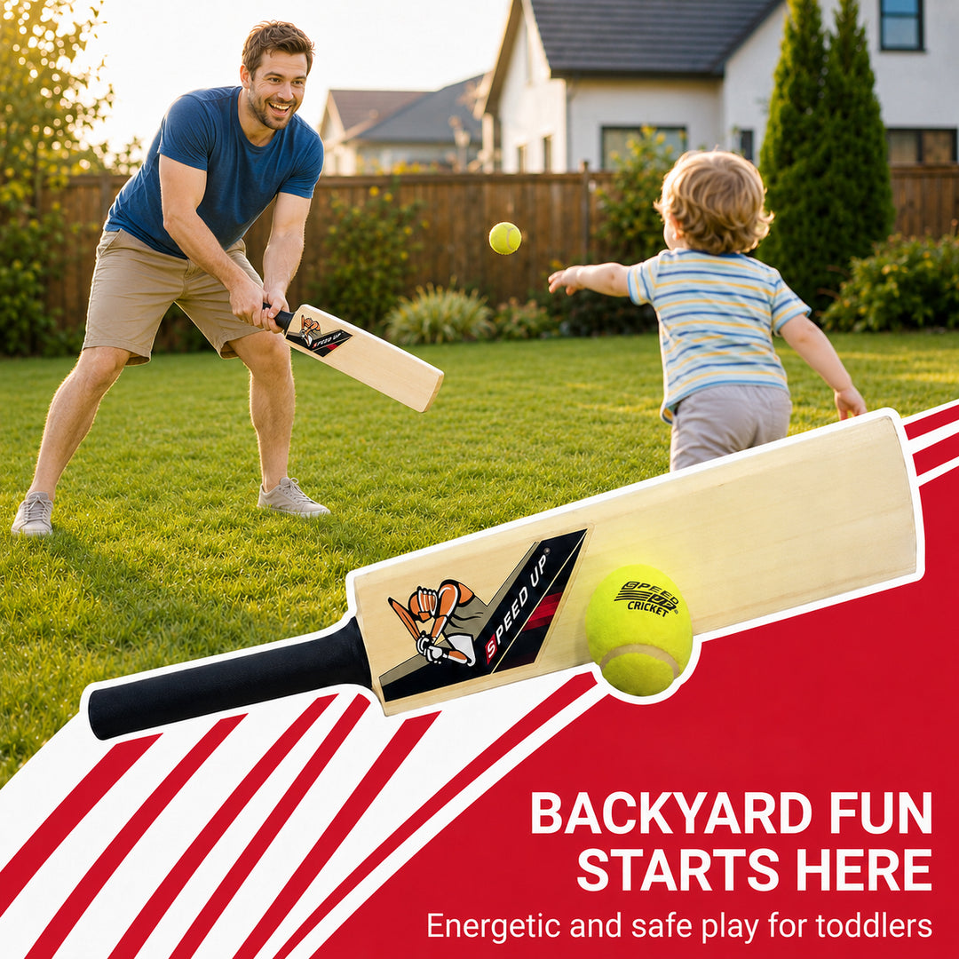 Amber Sports X-Shot for Junior Kids Cricket Set for Kids Upto 3 Years, Set Includes Bat, Ball, Stumps, Bails, Wicket Base and Carrying Case