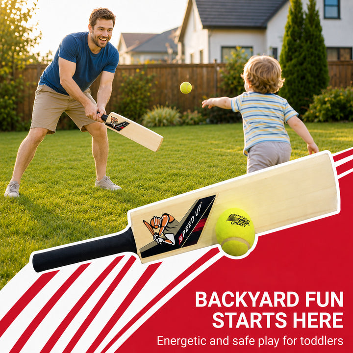 Amber Sports X-Shot for Junior Kids Cricket Set for Kids Upto 3 Years, Set Includes Bat, Ball, Stumps, Bails, Wicket Base and Carrying Case