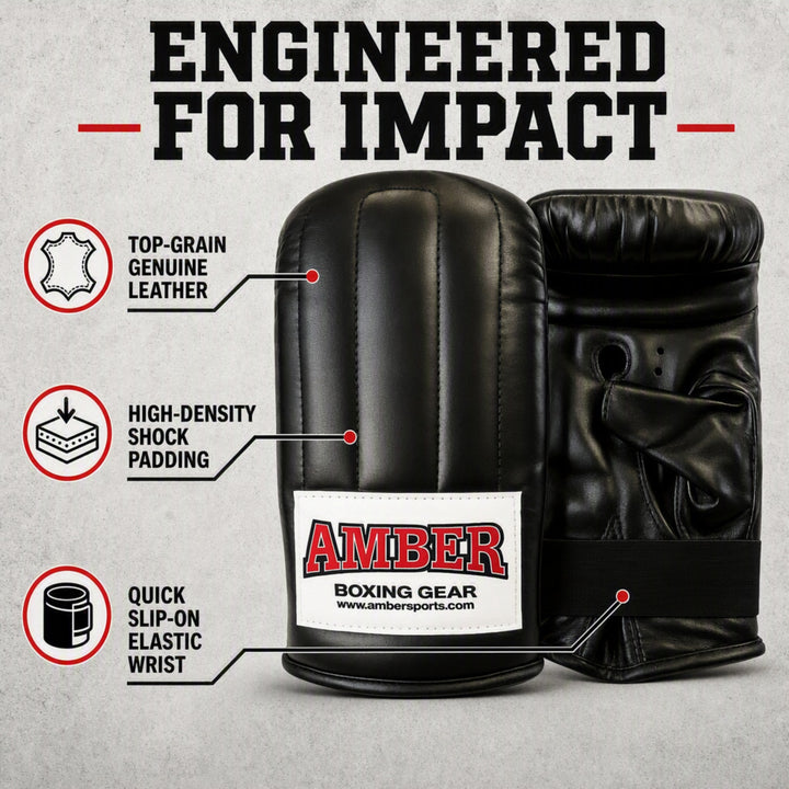 Extreme Boxing Bag Gloves Premium Quality Leather, Enhanced Protection, Comfort Fit, Versatile Use, Professional-Grade Performance