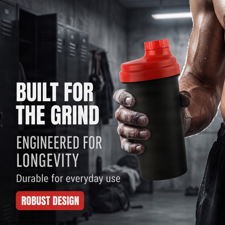 Amber Fight Gear The Ultimate Shaker Glass With Cap No. 4, Smooth Supplement Mixing, Convenient Storage, Efficient Lump-Breaking Net, and Durable Design Multiple Colors, Red
