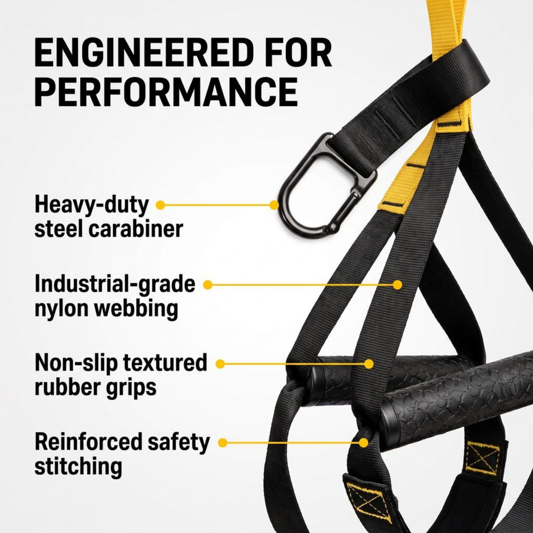 Ultimate Bodyweight Resistance Training Kit - Build Muscle, Burn Fat, Enhance Flexibility