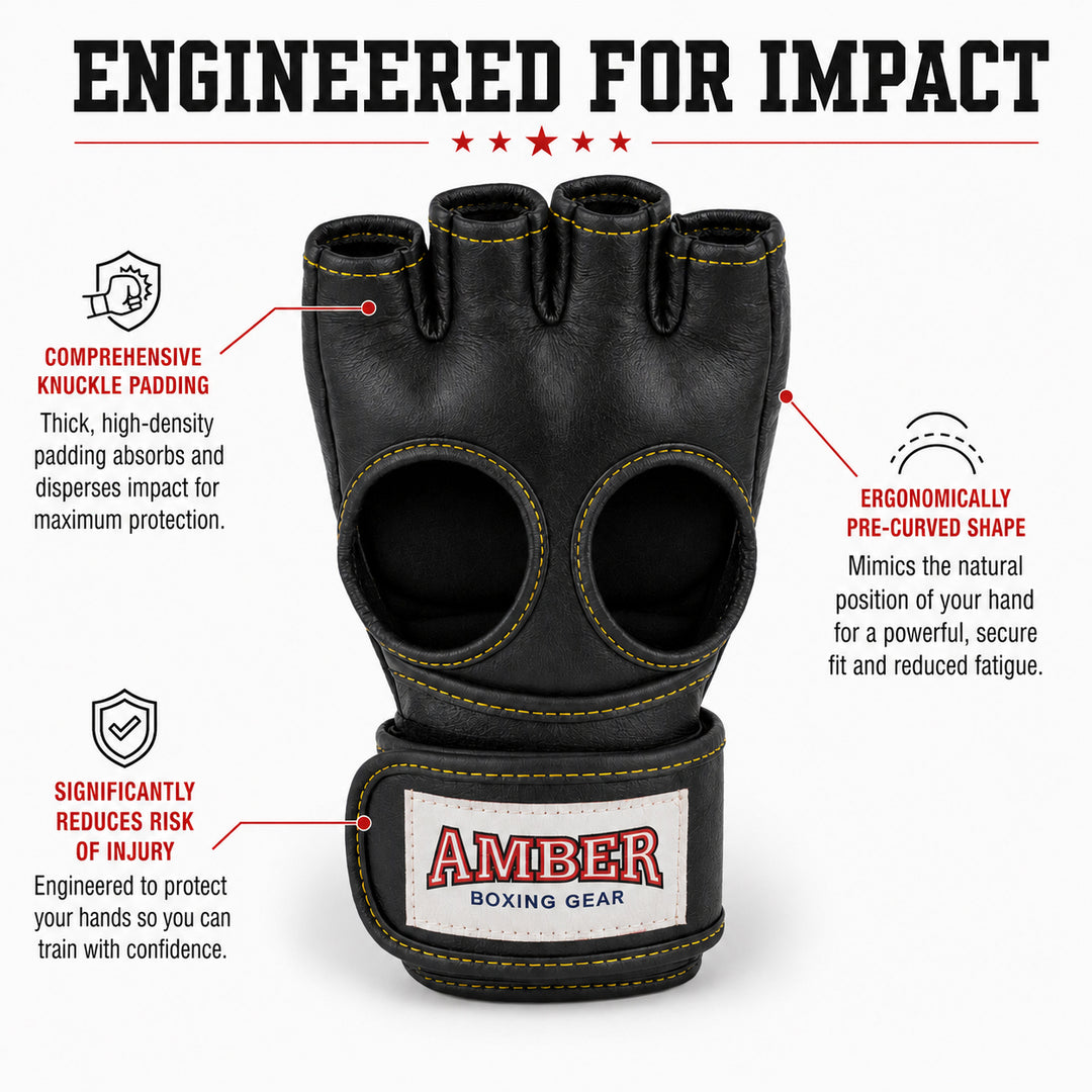 Ultimate Performance Boxing Gloves Unmatched Power, Precision, Durability, and Comfort in The Ring, Black, Medium