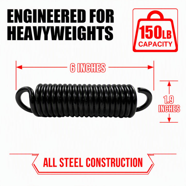 Amber Fight Gear Enhance Your Training with a Heavy Bag Spring Heavy-Duty Hanger for Boxing, Muay Thai &amp; MMA,150lb Capacity, Shock Absorbing Design