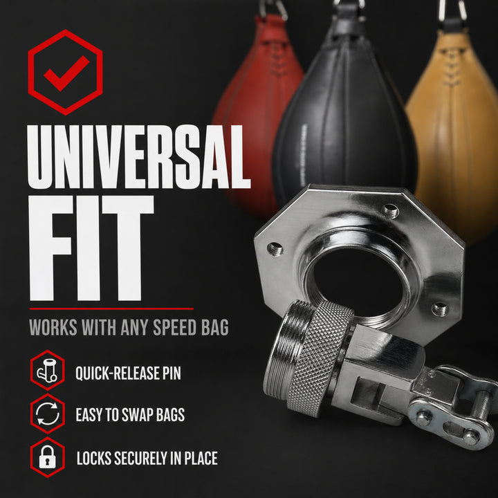 Amber Fight Gear Swivel with Ball Bearings, Precision-Crafted, Gym Essential for Professional and Home Workouts - Durable Design for Optimal Training, Compatible with Any Speed Bag