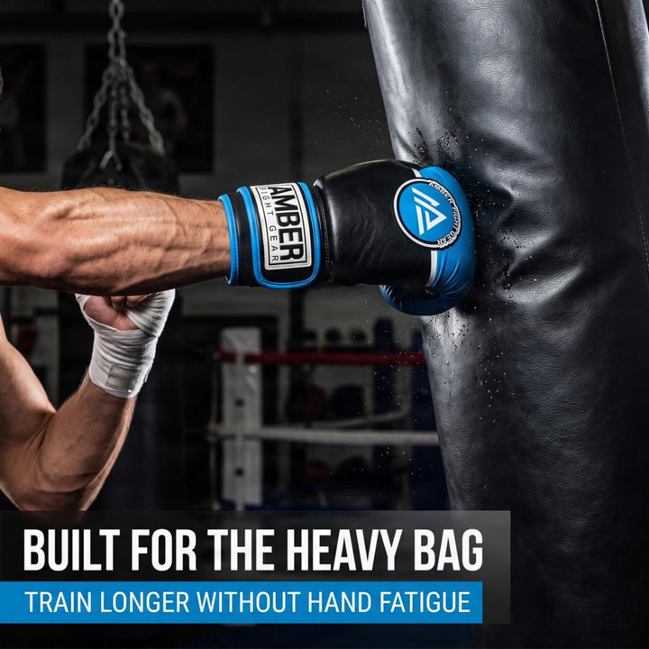 Amber Fight Gear Force Boxing Gloves with Multi-Layer Foam &amp; Wrist Support
