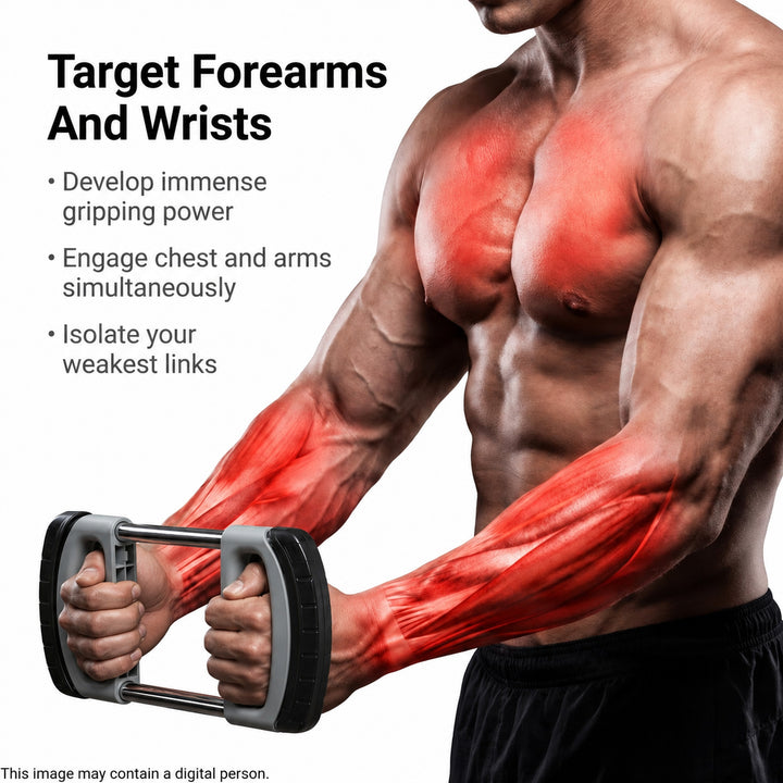 Amber Fight Gear Ultimate Adjustable Arm Grip: Strengthen Forearms, Wrists &amp; Fingers - Portable, Versatile, and Effective Fitness Solution for All
