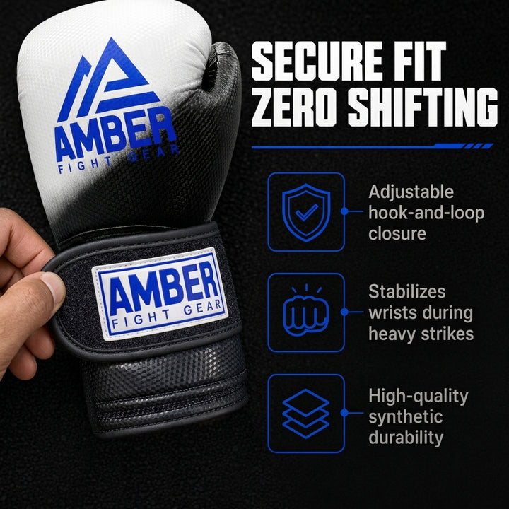 Cyborg 101 Training Gloves for Boxing, Kickboxing, Muay Thai, Durable Sparring Gloves with Foam Padding &amp; Mesh Ventilation, Secure Hook &amp; Loop Closure, Shock-Absorbing Punching Mitts